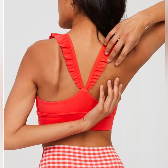 OFFLINE Aerie Xtra High Waisted Crossover Legging + Xtra Ruffle Sports Bra SET - Picture 9 of 11